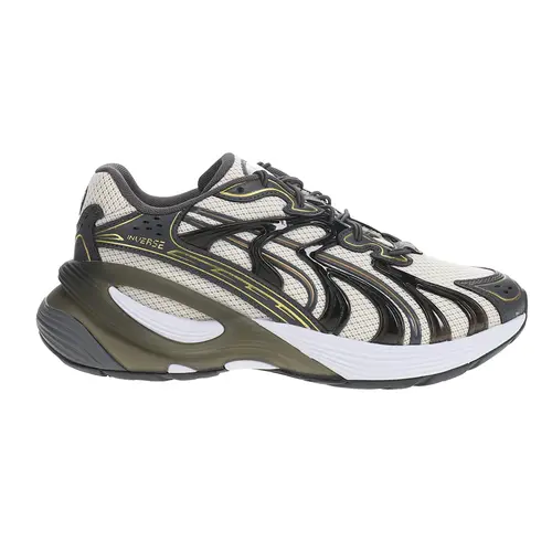 PUMA Mens Inverse Frequency Lace Up Sneakers Shoes Casual - Black, White