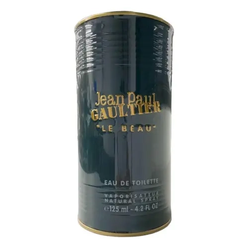 Jean Paul Gaultier Le Beau Men's Cologne - 4.2 fl oz Original EDT Spray, Fresh Lavender Musk, Mint Woody Musky Fragrance, Clean Packaging, Daily Wear, Modern Versatile, New In Box, EDP Spray Option, Single Item
