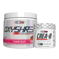 OxyShred + CREA-8 Performance Stack | Pre-Workout Energy + Creatine Monohydrate | Energy & Strength Support | Sugar-Free Training Combo
