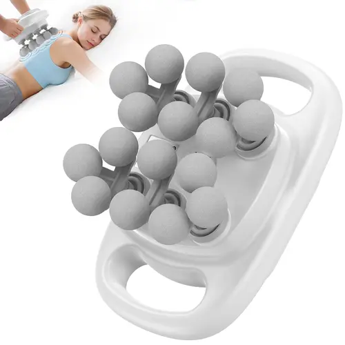 Feierdun FED MS1 Series Plastic Ion Battery-Powered Massage Gun Gift Set - Silent Electronic Assisted Daily Body/Back Device, 8 Modes, 50 Intensities, Deep Tissue Percussion, Auto-Off, Portable Handheld, Batteries Included for Muscle Relief, Gym Use