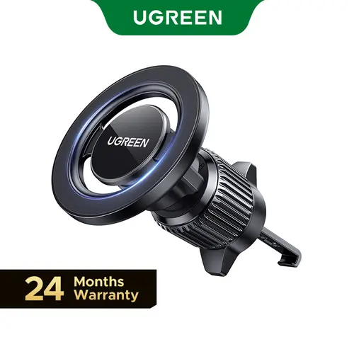 UGREEN Car Phone Mount for Magsafe Air Vent Car Mount Magnetic Phone Holder Compatible with iPhone 17 16 15 14 13 12 Pro Max, Strongest Magnet Black,DealsForYouDays