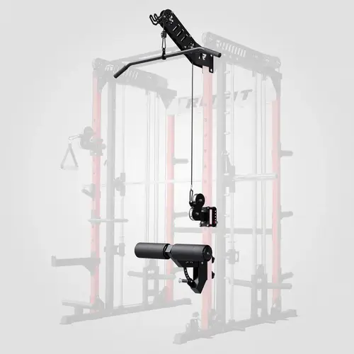 RITFIT LPM1 Lat Pulldown & Leg Holder Attachment Bundle - Leather, Carbon Steel, Adjustable, No-Wobble, Compact Home Workout Tool Exclusively for M1 PRO Home Gym, Multifunctional Strength Training Equipment for Deep Stretch Pull, Bulgarian Split Squats