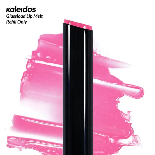 Kaleidos Glassload Lip Melt Refill - Glossy Prismatic Glow Lipstick & Lip Gloss Hybrid, Meltable, Lightweight Glitter, Moisturizing Balm, Lasting Wear, Glow Goals Care