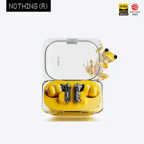 NOTHING Ear (a) Wireless Bluetooth Earbuds - 45dB Hybrid Active Noise Cancellation, ChatGPT Integration, Hi-Res Audio, Advanced Equalizer, Low Lag, Dual 2-Device Connect, 6 Mics, 42.5H Playtime, Earbuds Bass, Gaming Earbuds, Headset, Back to School