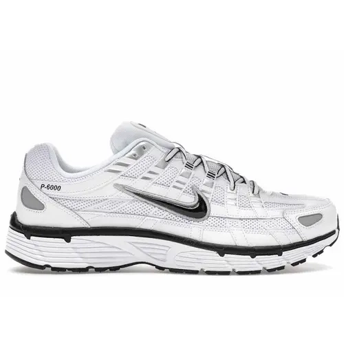 Nike Men's P-6000 White Metallic Silver Black, from StockX