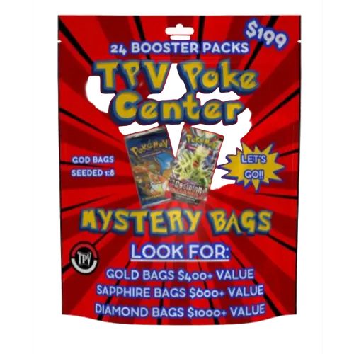 Pokemon $199 Mystery Bag by TPV Poke - Includes 24 PACKS