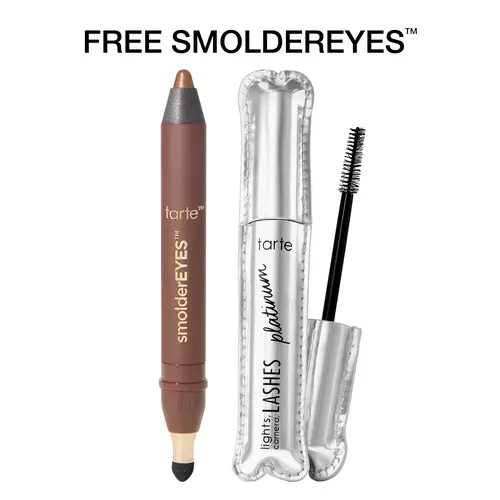 tarte easy eye essentials - smolderEYES shadow liner & platinum mascara duo