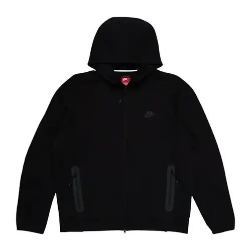 Nike Men's Sportswear Tech Fleece Windrunner Full-Zip Hoodie Black/Black, from StockX