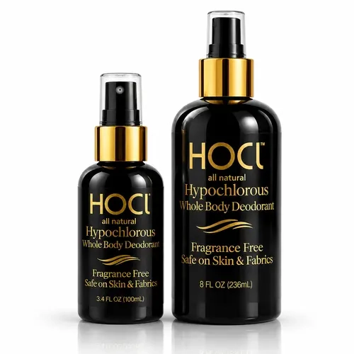 Think Smarter Products whole body deodorant spray | HOCl deodorizing spray | aluminum-free, fragrance-free, skin & fabric friendly