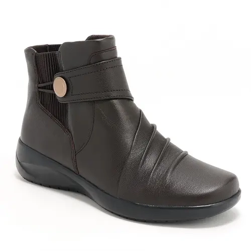 Clarks Collection Leather Ankle Boots -Kaetlyn Sara