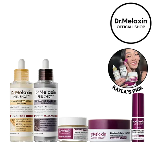 [Dr.Melaxin Official Kayla's Pick] Kayla's Clear Firm Skincare Set Firming Balm Exfoliating Ampoule for Radiant, Healthy Skin