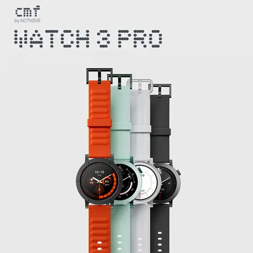CMF BY NOTHING Watch 3 Pro Health Smart Watch - Bluetooth Calls, AI ChatGPT, Energy Score, Biometric Tracking, GPS, 130+ Gym/Hiking Modes, IP68 Waterproof, AMOLED Display, Android/iOS Silicone-Metal Wearable, Men's Health Device, Mens Gifts, Guys Gifts