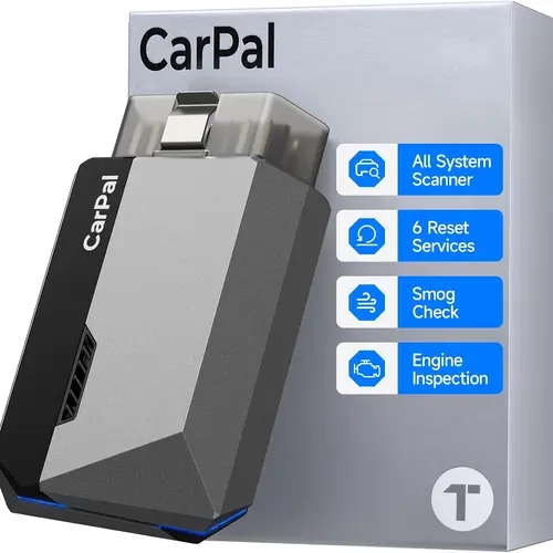 TOPDON Carpal OBD2 Code Bluetooth Scanner for iOS & Android with 6 Maintenance Services, Vehicle Health Check, Smog Check & Engine Inspection
