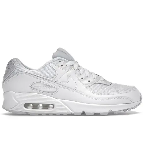 Nike Men's Air Max 90 Recraft Triple White Running Shoes, from StockX