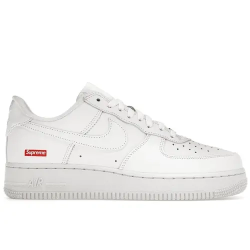 Nike Men's Air Force 1 Low Supreme White, from StockX