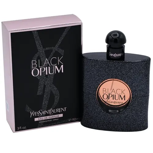 Yves Saint Laurent Black Opium Women's Eau de Parfum (EDP) Fragrance, 3 fl oz, New in Box, Noir Women's Fragrance, Coffee-Flavored Women's Fragrance