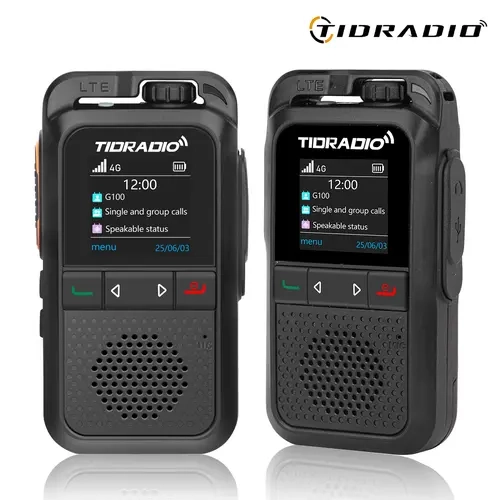 Lifetime Free TIDRADIO G100 Global POC Radio 4G Network Walkie Talkie Long Range 5000KM Two Way Radio with 3000mAh Battery Clear Audio for Hiking Camping Outdoor Emergency