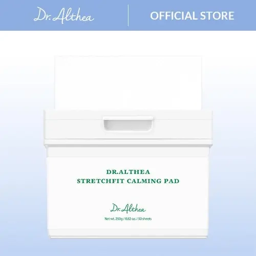 [Dr.Althea Official] StretchFit Calming Pad - Soothing & Relief with Centella Asiatica Extract, Hydration Sheet Mask with Panthenol, Vegan Korean Skincare (50 Pads)