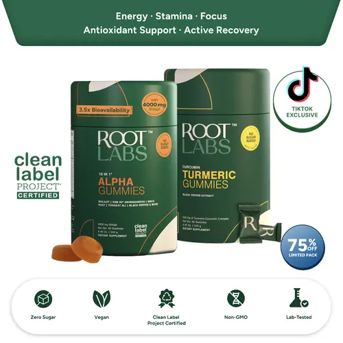 The Glow Duo | Alpha 10-in-1 + Curcumin Turmeric Gummies | New Year New Me Edition | Energy, Antioxidant Support & Daily Balance | Start 2026 Strong