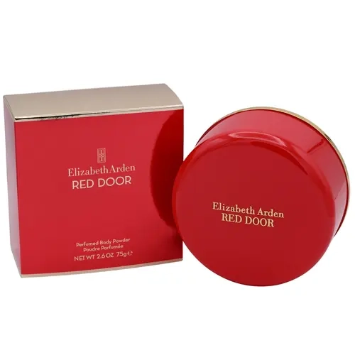 Elizabeth Arden Red Door Fragranced Talcum Powder - 10g/2.6oz, Floral Scent with Violet, Jasmine, Lily, Rose, Amber, Woody Notes & Peach, Honey-Infused Smooth Talc Bath & Body Selfcare Beauty Product
