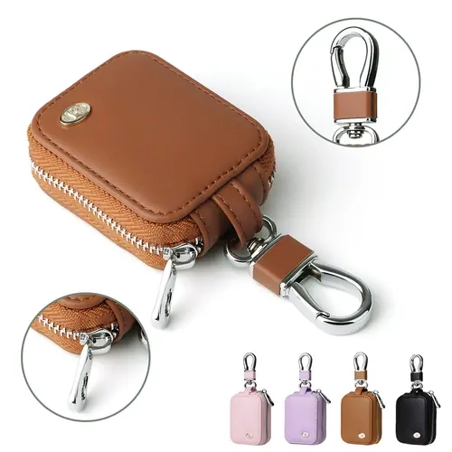 Universal Audio Earphone Protective Case with Keychain - Dustproof, Waterproof, Anti-Scratch Travel Bag for AirPods 1/2/3/4/Pro/Pro 2 Wireless Earbuds, Mesh Cable Stash