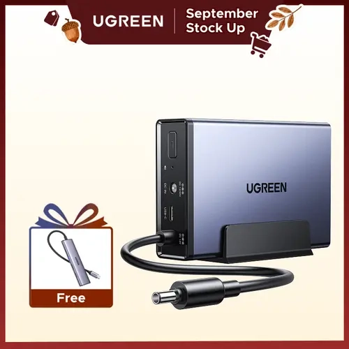 UGREEN NAS UPS, 120W DC Battery Backup and Surge Protector, 12000mAh Uninterruptible Battery Power Supply Only Compatible for UGREEN NAS DH2300, DH4300 Plus, DXP2800, DXP4800,DXP4800 Plus,DXP480T Plus,TikTokShopFallDealsForYou