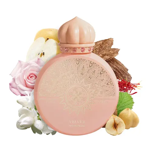 Velvet Moon Petal | Floral & Fruity | Extrait De Parfum 100ml | Pear,Hazelnut,Saffron, Rose, Jasmine,Ambergris,Vanilla | 8H+ Long Lasting