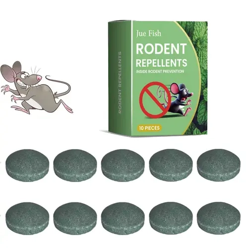 Jue-Fish Organic Essence Oil Rodent Repellent Ball, Home Pest Control Repellent for Indoor-Outdoor Use, Black Friday Free Shipping