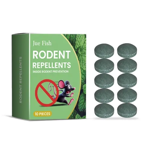 Jue-Fish Organic Essence Oil Mouse Repellent Pills, Home Pest Control Mouse Deterrents, Indoor-Outdoor Rodent Repellent Products, Black Friday Free Shipping