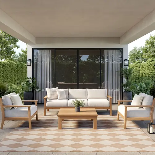 Nourison Positano Modern Diamond Flatweave Area Rug - Geometric Pattern, Hose-Wash Simple, Inside/Out Use, Suitable for Kitchen & Bathroom