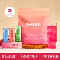 Beam Glow Variety Pack Edible Dietary Collagen Beauty Wellness Supplement - 30 Single-Serve Vitamin Sticks for Women’s Hormone Balance, Skin, Hair, Nail Support (Strawberry Kiwi, Raspberry, Blue Raspberry, Watermelon Superblend) | DealsForYouDays