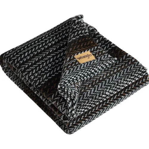 Wrangler Nash Stripe Ultra Plush Fleece 50"X60"Throw