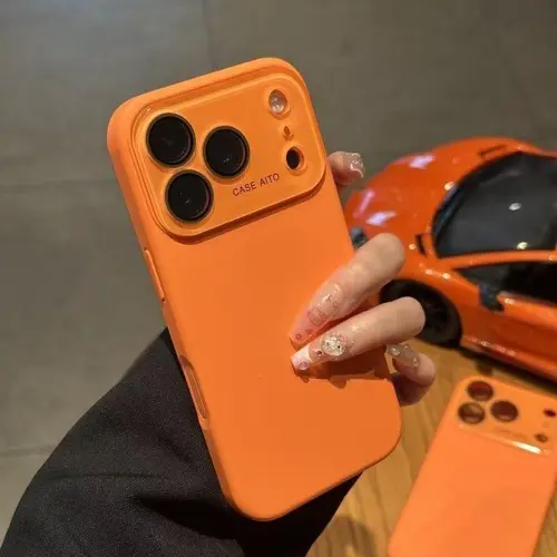 Minimalist Solid Color Phone Case for iPhone 18/17/16/15/14/13 Series 995