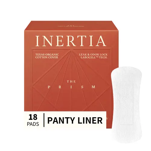 [INERTIA] 100% Organic Panty Liners - The Prism Organic Cotton Cover Labocell Tech Leak & Odor Lock Hypoallergenic Eco-Conscious