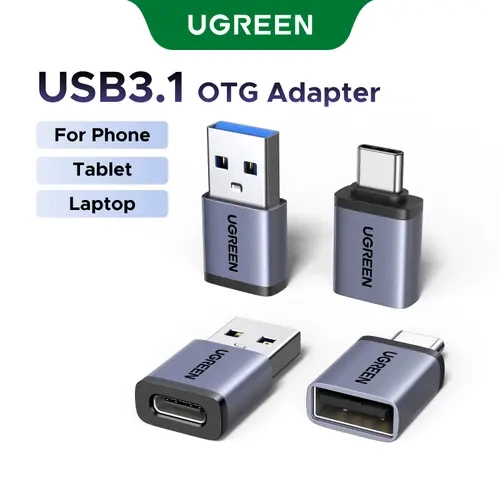 UGREEN 4-Pack Electronic USB/USB-C Bidirectional Adapter Combo Pack - 10Gbps Type-C Converter for Mobile Smartphone Charging, Compatible with MacBook, iPhone 17/16/15, TikTok Shop Fall Deals for You