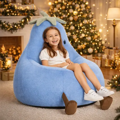 【NEW MODEL】31" & 24" Kids Bean Bag Chair - Memory Foam Filled, Ultra Soft Fabric Bean Bag Sofa, Furniture for Playroom & Living Room