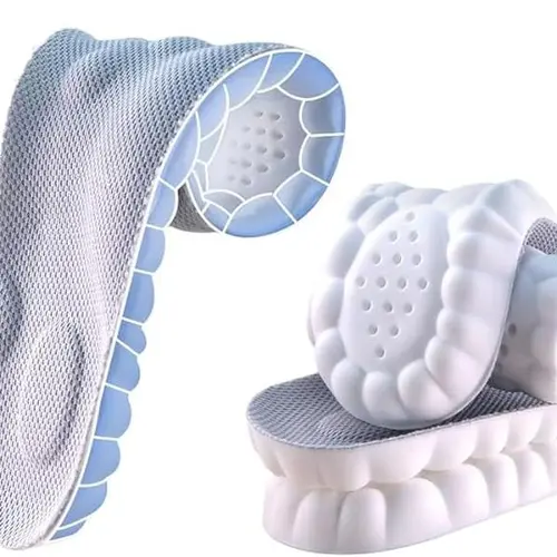 4D Cloud Soles for Men & Women Anti-Fatigue Shock Absorption Foot Pain Relief Insoles for Daily Wear Comfortable Shoe Inserts, Shock Absorbing Insoles, Soft
