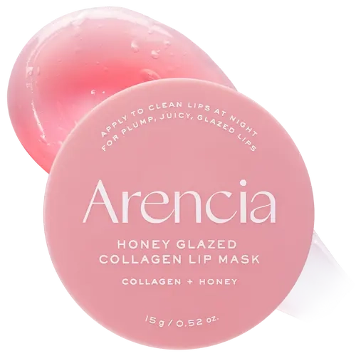 Honey Glazed Collagen Lip Mask, Plump, Juicy Lips with Lasting Hydration, 0.52oz