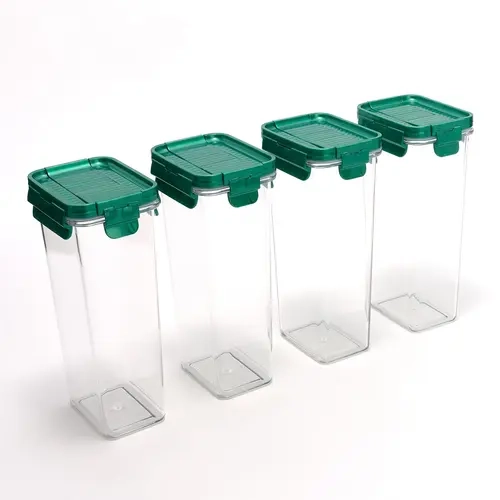 LocknLock Set of 4 Tritan Spice Storage Containers