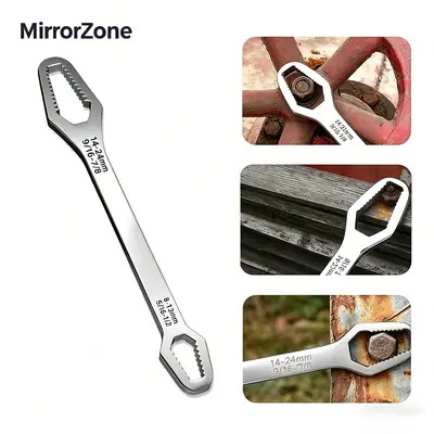 All-in-One Auto Repair Tool,Multi-function Self-Tightening Spanner, 8-22mm Double-head Torx Wrench, Non-Slip Repair Tool for Nuts & Bolts, Universal Maintenance Tool, Multi-Purpose Maintenance Kit