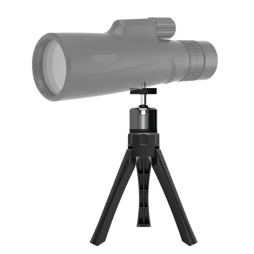 Adjustable Mini Tripod with Pan-Tilt Head - Sturdy Compact Telescopic Travel Stand for Astronomy Beginners, Scope+DSLR Ready Photography Accessories, Stable, Collapsible, Flexible Positioning, Versatile Compatibility