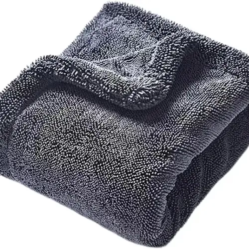 Car Drying Towel (36"x 24"),  Ultra Absorbent Car Cleaning Cloth, Streak-Free Microfiber Drying Towel, Great for Cars, Trucks, SUVs, RVs, Motorcycles Grey