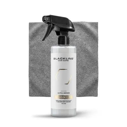 BLACKLINE Vionyx Ultra Series Ceramic Protectant Liquid - Car Coating Spray, Car Wax Polish, Surface Cleaner with 3-Step Process, Wipe-and-Buff Application, Clean Finish, Protects Vehicle Paint