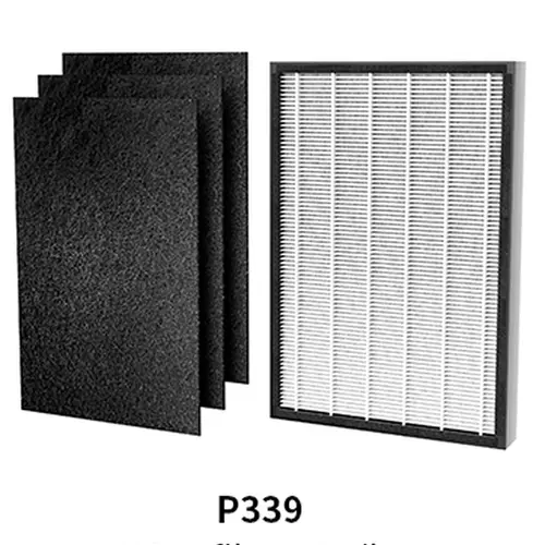 Heapets P339 Air Purifier Genuine Replacement Parts Kit, 3 Pre-Filters & 1 Composite Element, Hepa Filter Element, Activated Carbon Component, 2000h Replacement, Less Hair Re-release, Lifetime Technical Support