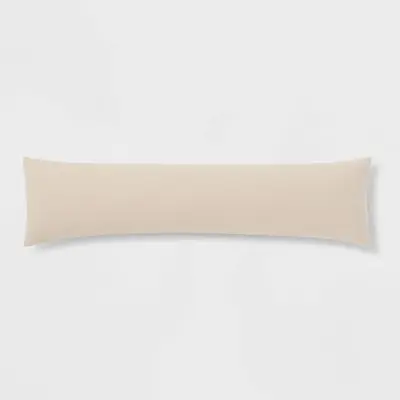 Lumbar Boucle Color Blocked Decorative Throw Pillow Khaki - Threshold