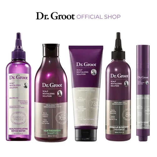 Dr. Groot Total Scalp Color Safe for Permanent Hair Color Detox & Wellness Bundle