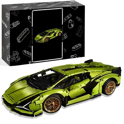 3696 Pieces Technic Sets for Adults - 1:8 scale Building car,  23.4 inches, Detailed Model Car Kit for Men & Women, Ages 18+ Years - Display in Room as Decor #Summervibes summerwins