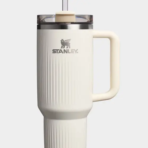 STANLEY The Quencher® H2.0 40 Oz Fluted Tumbler, Cream Gloss