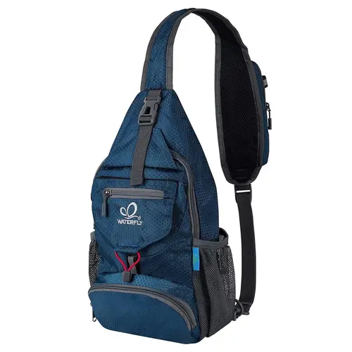 WATERFLY Compact Packable Adjustable Chest Pack - Running Chest Bag, Versatile Crossbody Bags for Women, Gym Accessory for Hiking & City Walks (Sports & Outdoor Gear) Fall Deals For You