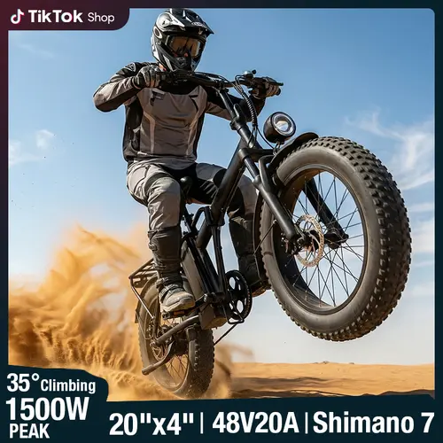 Youth Compact Foldable Electric Bicycle - High-Carbon Steel Structure, Full Suspension System, 48V 20A-25A Battery, 20-Inch All-Terrain Tires, Off-Road Capable, Compact Folding Bikes